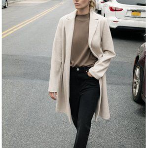 Zara Felt Texture Coat